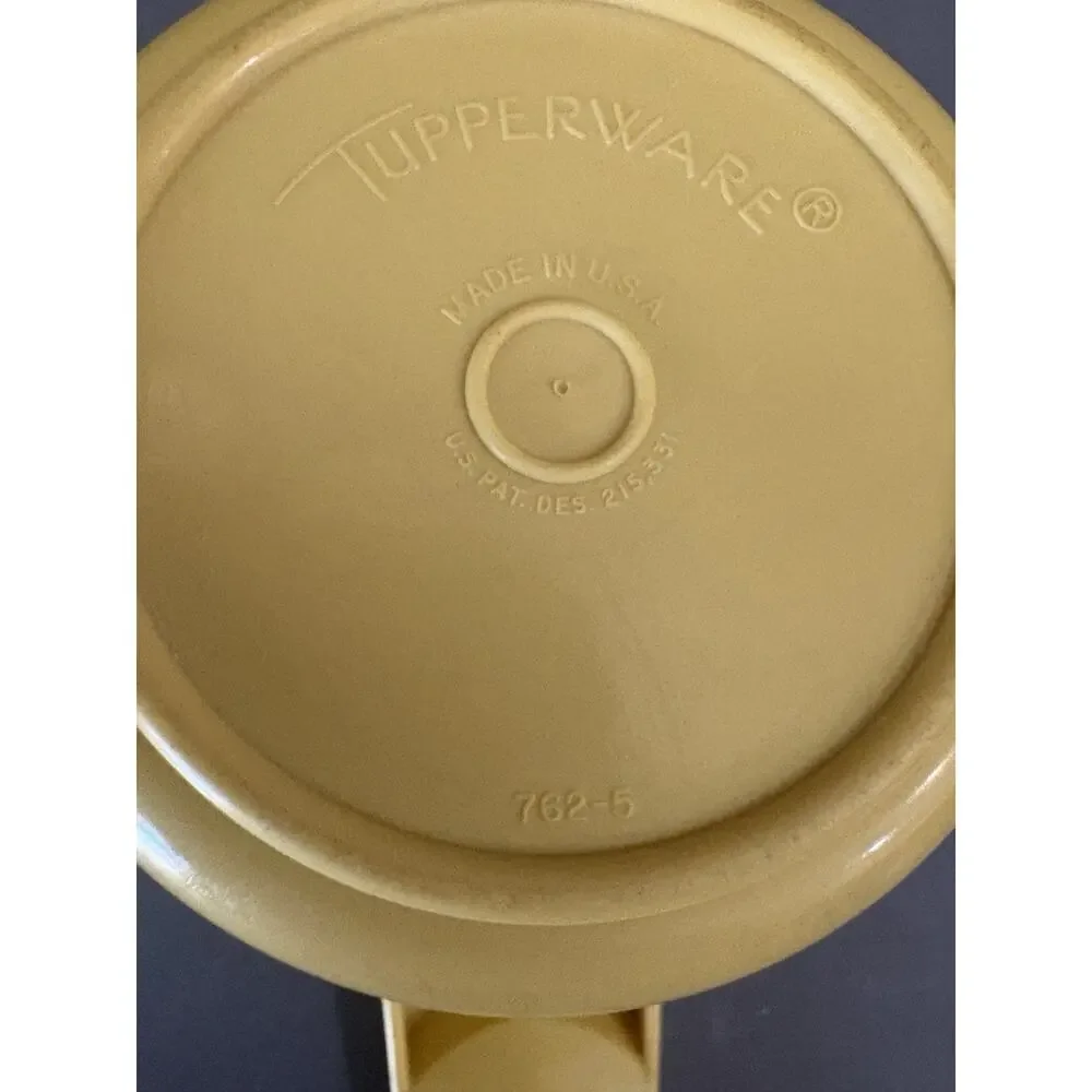 Vintage Tupperware #762 3/4 Cup Measuring Cup Harvest Yellow USA Replacement